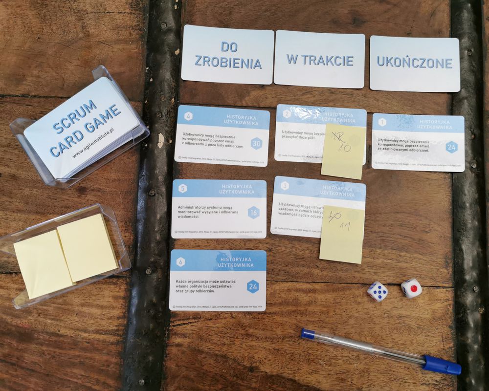 Scrum Card Game – wersja polska